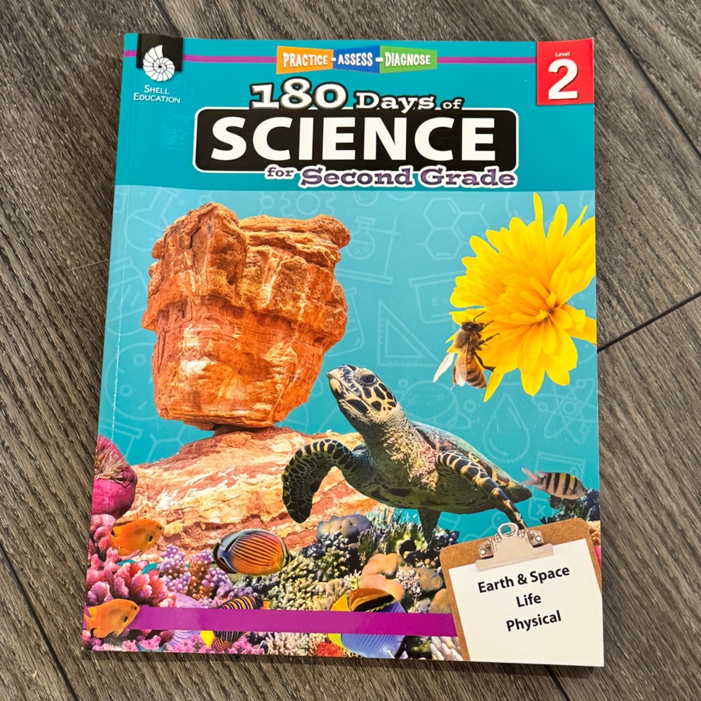 NEW 180 Days of Science 2nd Grade Workbook